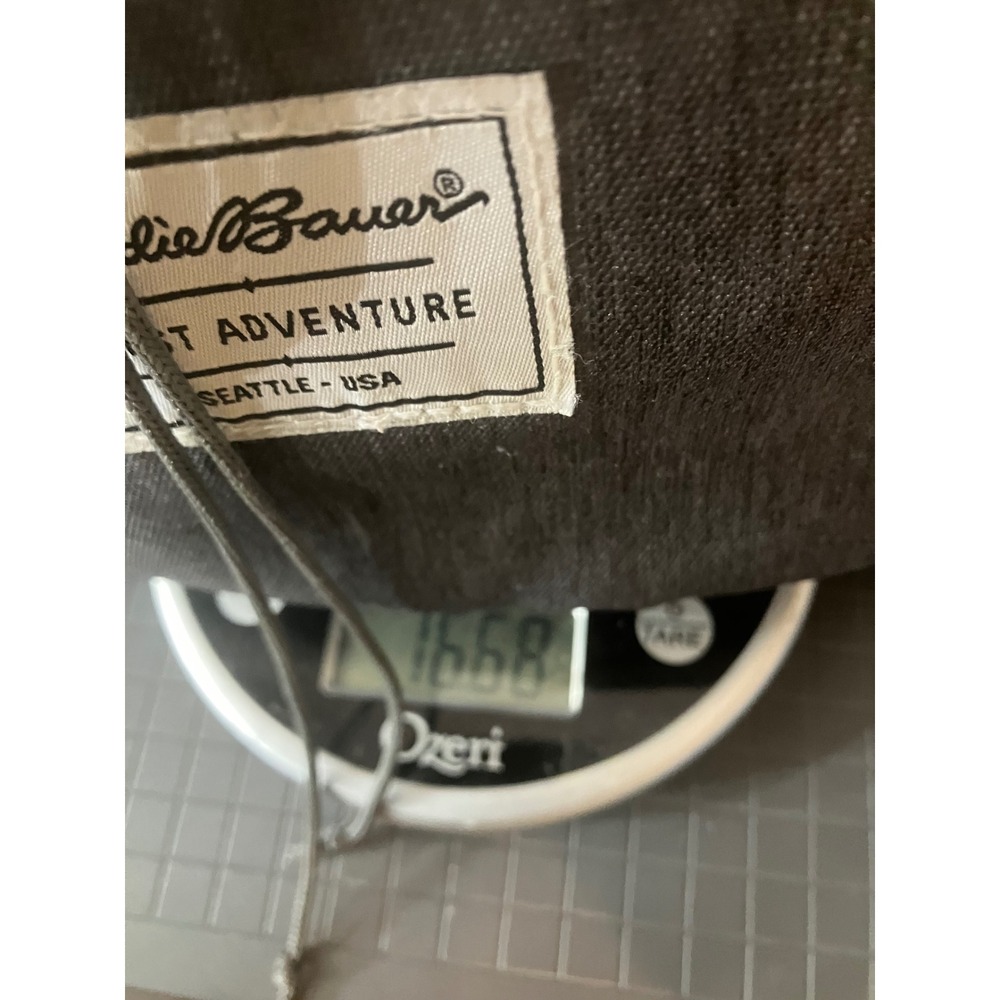 Eddie Bauer First Adventure Gray Diaper Backpack Insulated Pocket Heritage Style - Picture 10 of 10